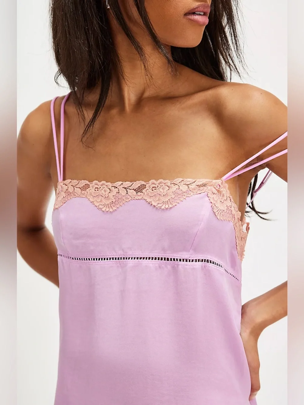 Free People Made You Look Mini Slip